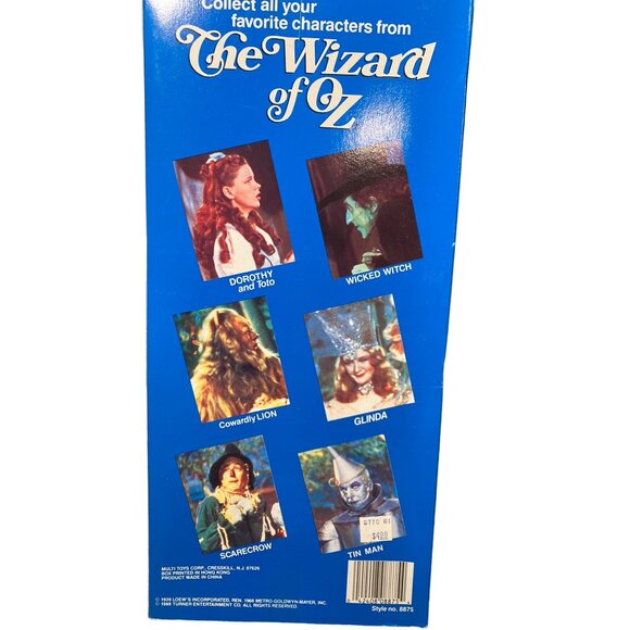 Wizard of Oz Cowardly LION 50th Anniversary Character Doll 1988 Multi Toys Corp - Picture 9 of 12